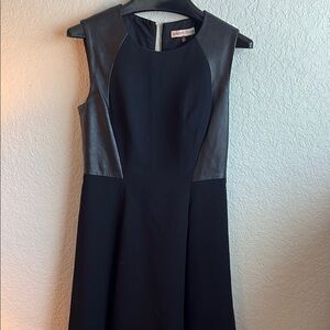 Rebecca Taylor Black leather combination,  Dress